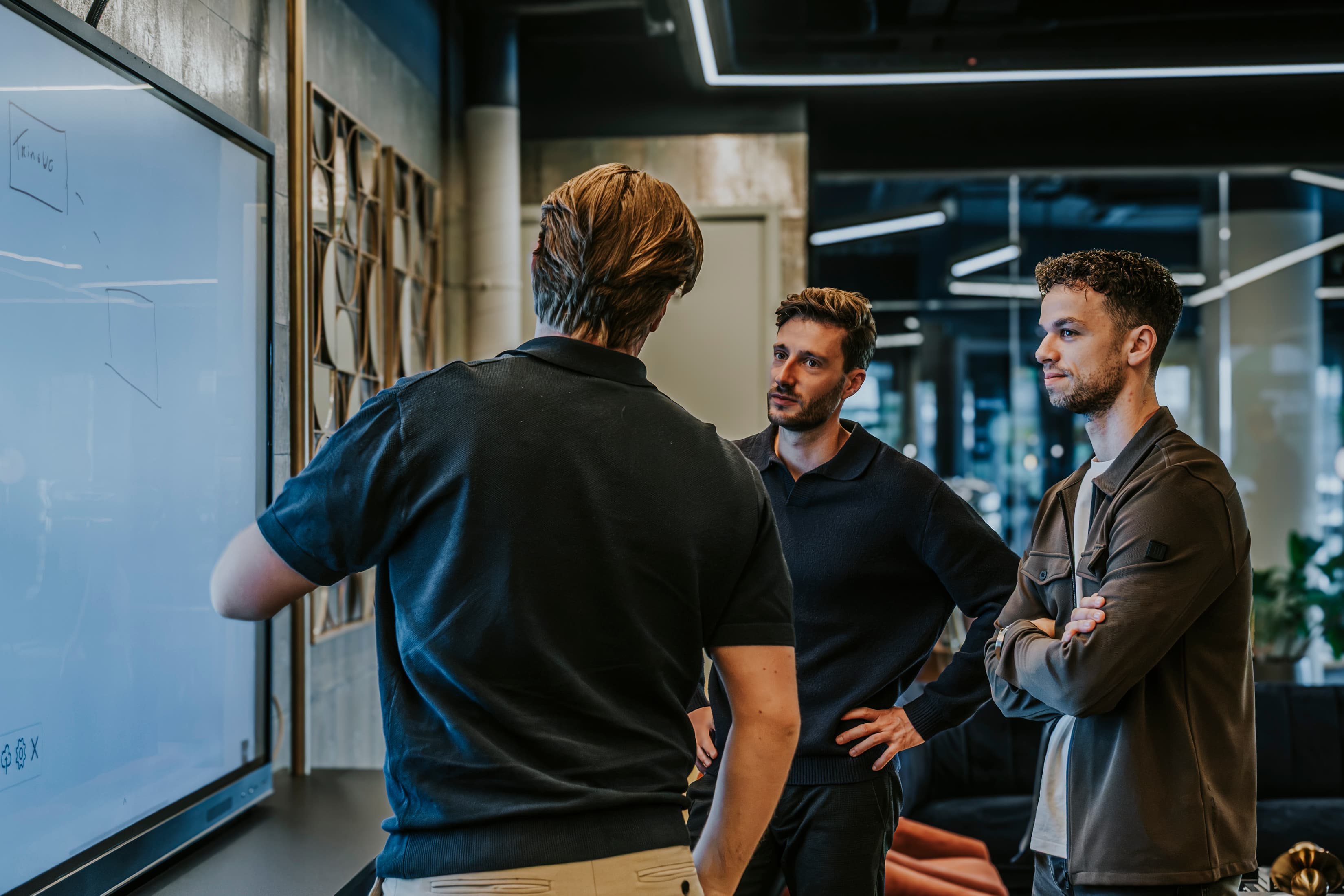 Brainstormsessie over de werkwijze van een softwaretraject